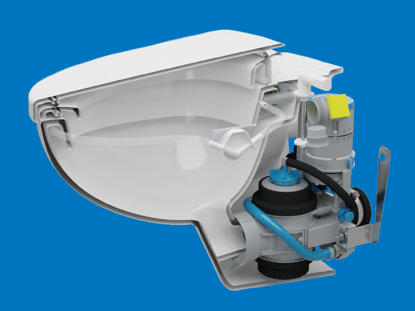 Sustainable vacuum toilet systems for marine